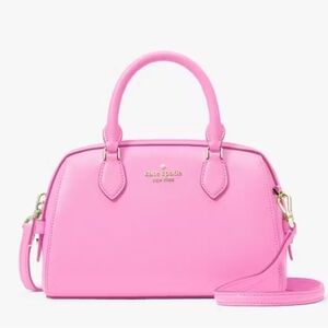 Kate Spade Bubblegum Pink Satchel with Gold Accents